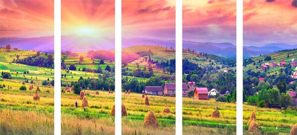 Картини от 5 части – Купи сено в Карпатите