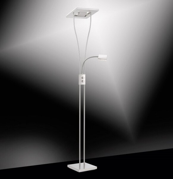 Leuchten Direkt 11776-55 - LED Димируем лампион HELIA LED/16,8W/230V + 2xLED/3,8W