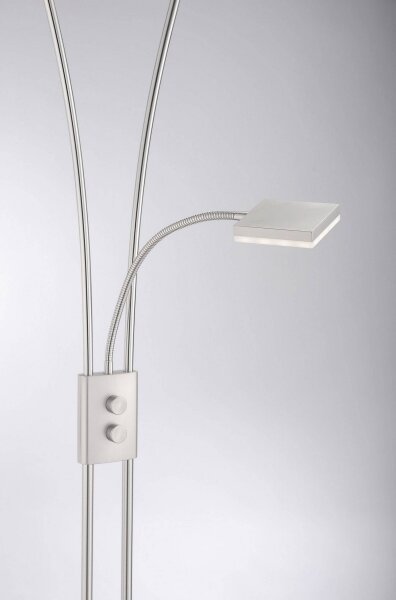 Leuchten Direkt 11776-55 - LED Димируем лампион HELIA LED/16,8W/230V + 2xLED/3,8W