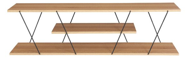 ТВ Шкаф TARS сонома-черен цвят 120x30x33см