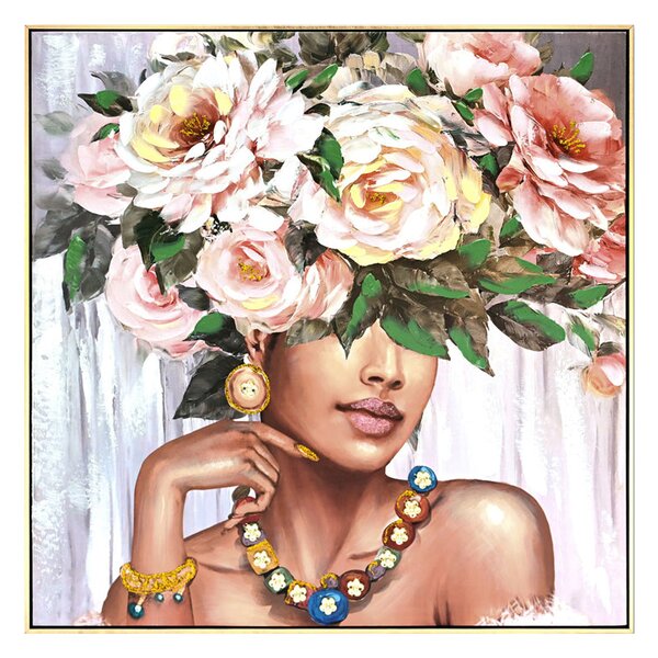 Платно за стена Flowergirl 82x4,5x82cm