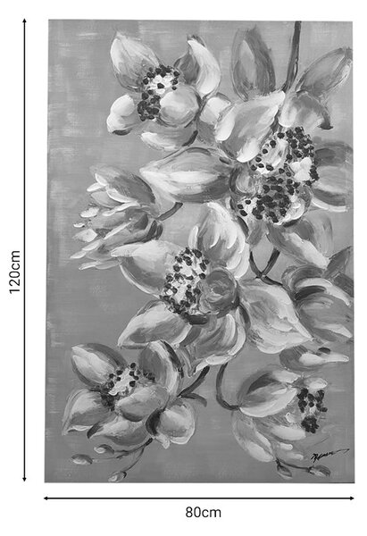Картина върху платно Flourish 80x3x120см
