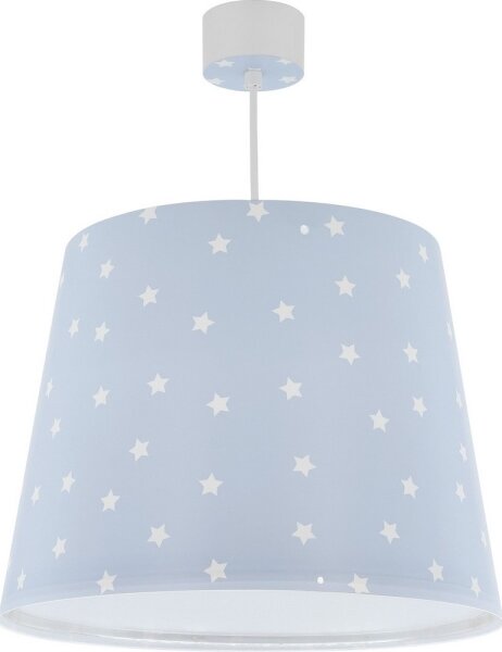Dalber 82212T - Детски полилей STAR LIGHT 1xE27/60W/230V син