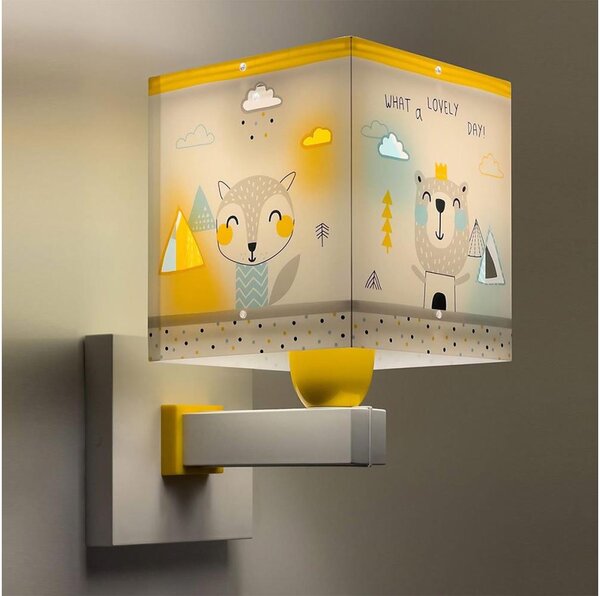 Dalber 73249 - Детски аплик HELLO LITTLE 1xE27/60W/230V