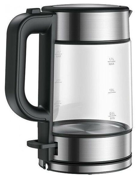 Електрическа кана Xiaomi Electric Glass Kettle (BHR7423), 1.7 л вместимост, 2200W, черна