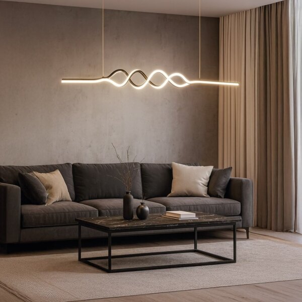 LED Пендел ANCONA LED/36W/230V златист