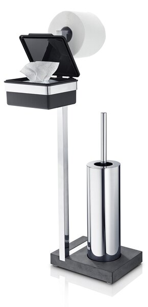BLOMUS Стойка за тоалетна хартия + четка за тоалетна MENOTO- полирана
