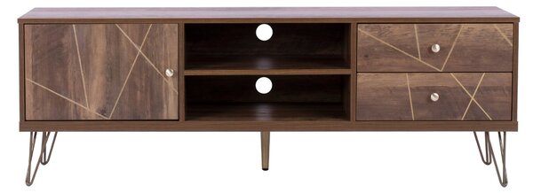 Тв шкаф KAITLYN цвят орех 150x39.5x51.5