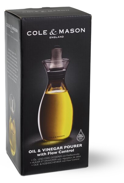 COLE & MASON Диспенсър за олио или оцет с регулируем дозатор - 350мл