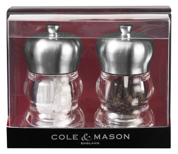 COLE & MASON Комплект мелнички за сол и пипер “ASCOT“ - 10 см