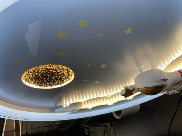 Brilagi - димируемо детско таванно осветително тяло LED/42W/230V 3000/5700K астронавт