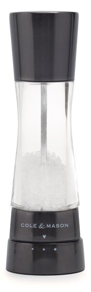 COLE&MASON Мелничка за сол “DERWENT GUNMETAL“ - 19 см. - с механизъм за прецизност - цвят графит
