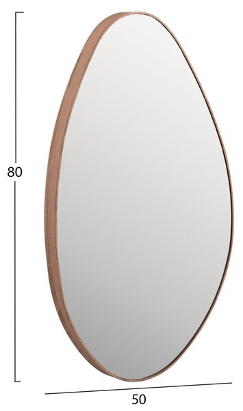 Огледало DROP естествен цвят 50x80см