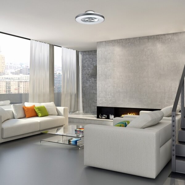Rabalux - LED Димируема таванна лампа с вентилатор LED/40W/230V + д.у