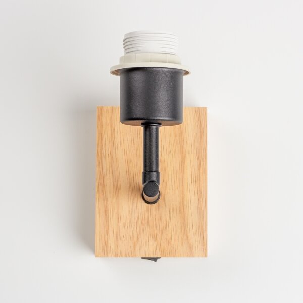 Brilagi - Настенна лампа BOBO WOOD 1xE27/25W/230V дъб/черен/бял/зелен/джунгла