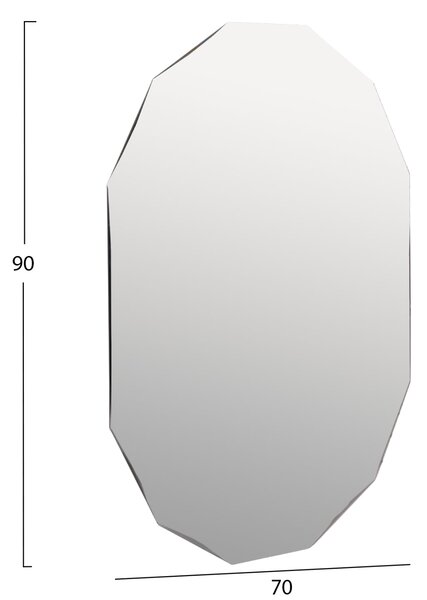 Огледало без рамка 70/90см