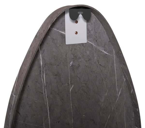Огледало за стен с mdf рамка в цвят сив мрамор 50x80см