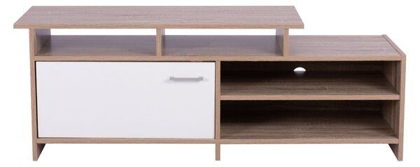 Тв шкаф SCOTT цвят сонама-бял 128x39x46см