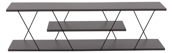 Тв шкаф TARS тъмно сив цвят 120x32x33.2