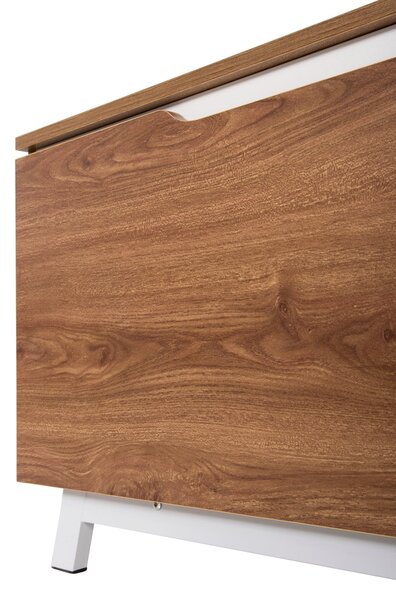 Тв шкаф KIMIA цвят натурал-бял 180x35x48.5см