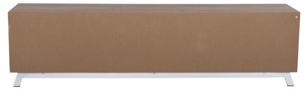 Тв шкаф KIMIA цвят натурал-бял 180x35x48.5см