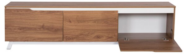 Тв шкаф KIMIA цвят натурал-бял 180x35x48.5см