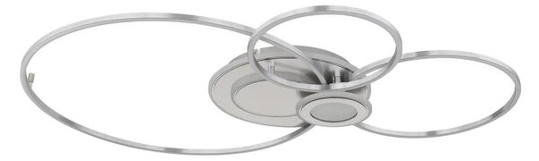 Globo 68278-36 - димируем LED таванен плафон BELTRAN LED/36W/230V, сребрист + дистанционно управление