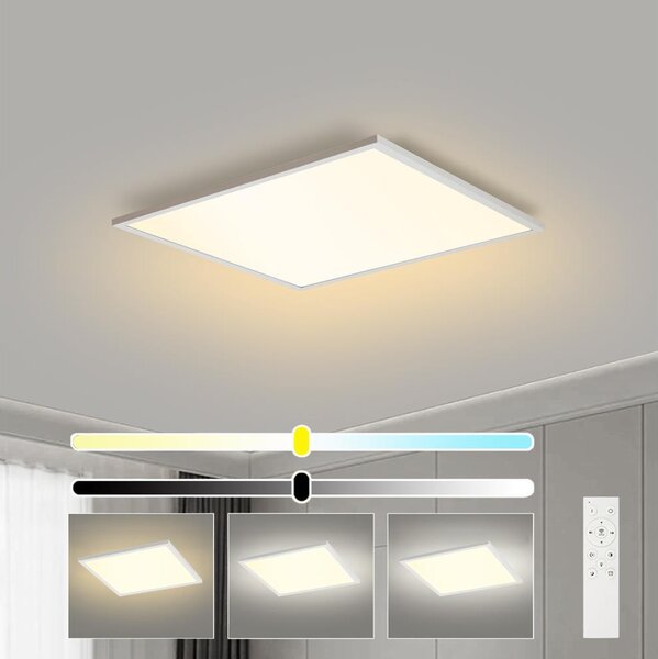 Brilagi - димируемо LED осветително тяло SLIMFRAME LED/36W/230V 45x45 см бяло + дистанционно управление