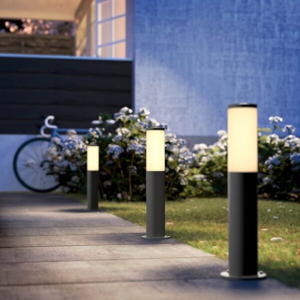 Philips - Екстериорна лампа UTRECHT 1xE27/20W/230V 45см IP44