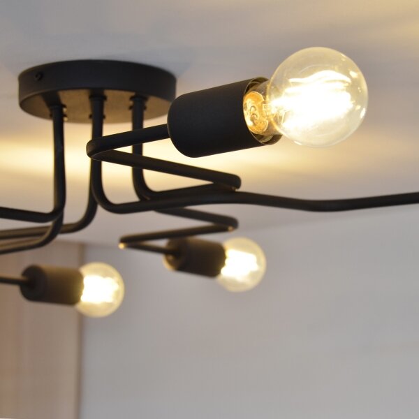 LED Полилей за повърхностен монтаж TUBE 6xE27/15W/230V