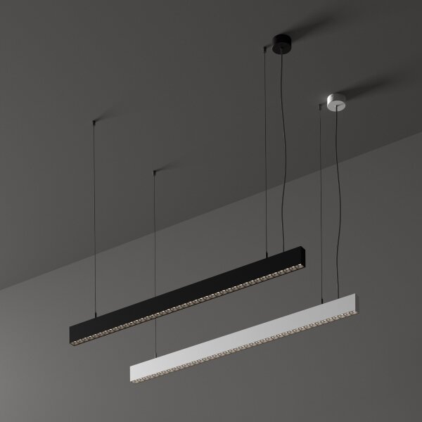 Ideal Lux - LED полилей на кабел OFFICE LED/30W/230V 3000K CRI 90 бял