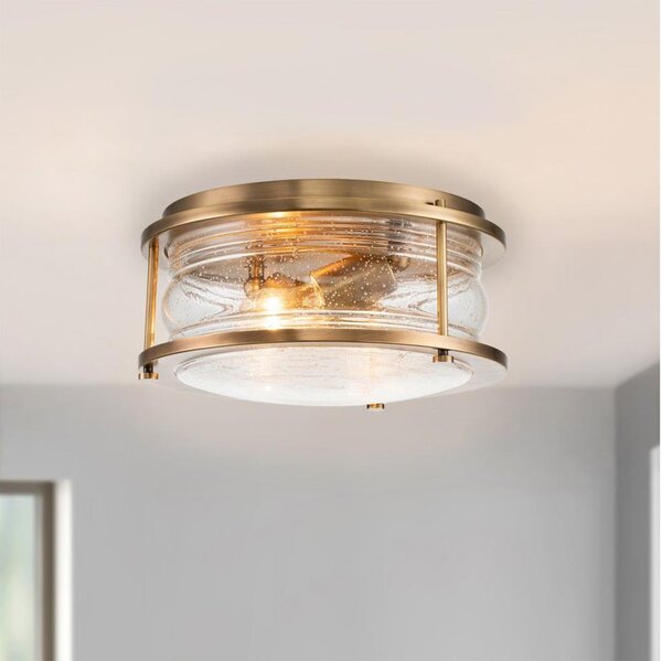 Quintiesse QN-ASHLANDBAY-F-NBR-BATH-таванно осветително тяло за баня ASHLAND 2xE27/60W/230V IP44