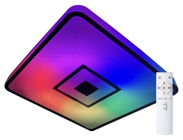 Top Light - LED RGB Димируем плафон LED/24W/230V ъглов + д.у