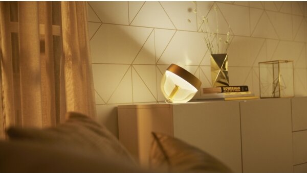 Philips - LED RGB Димируема настолна лампа Hue IRIS LED/8,2W/230V златиста