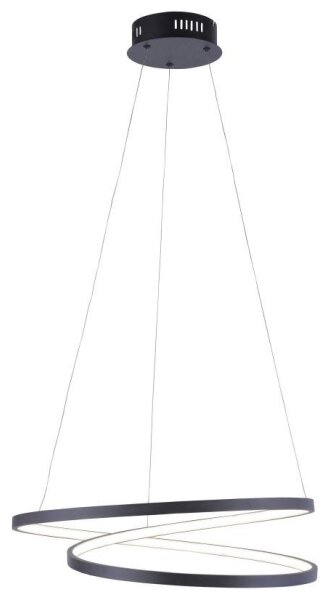 Paul Neuhaus 2472-18 - LED Димируем висящ полилей ROMAN LED/30W/230V черен