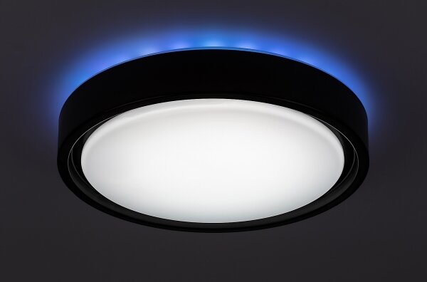 Rabalux - LED RGB димируемо таванно осветително тяло със сензор LED/28W/230V + дистанционно