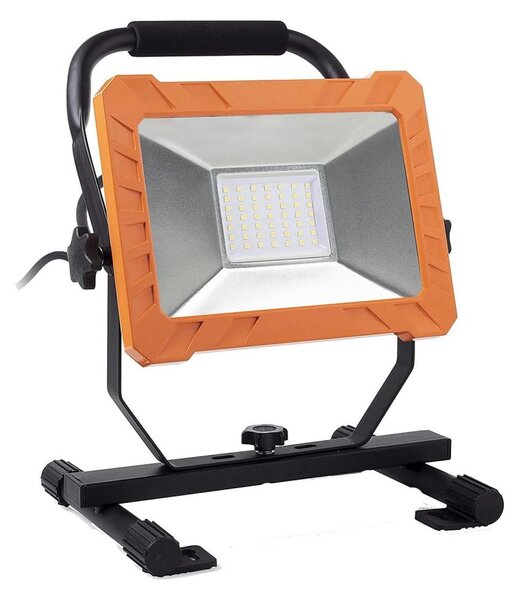 LED прожектор 50 W/230 V, 6500 K, IP65 — оранжев/черен