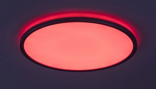 Rabalux 2290 - LED RGB димируемо таванно осветително тяло RASMUS LED/22W/230V + дистанционно управление