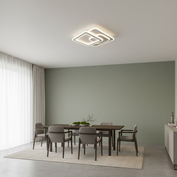 Brilagi - Димируемо LED таванно осветително тяло MODERN LED/80W/230V 3000-6000K + дистанционно управление