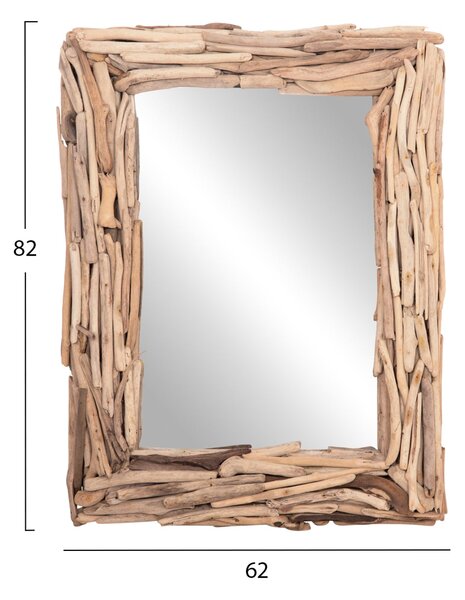 Огледало TWIGS натурал 62x10x82