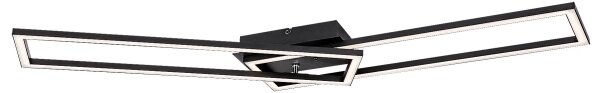 Rabalux 71004 - Димируемо LED таванно осветително тяло NEFERTUM LED/38W/230V + дистанционно управление