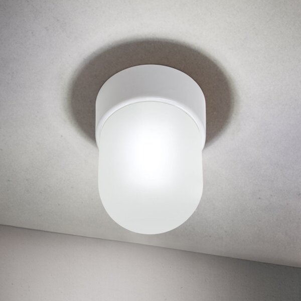 Orion - плафон OSTIA 1xE27/40W/230V Ø 9,8 cm бял