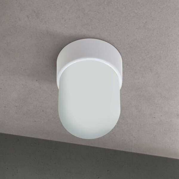 Orion - плафон OSTIA 1xE27/40W/230V Ø 9,8 cm бял