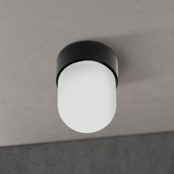 Orion - Таванно осветително тяло OSTIA 1xE27/40W/230V Ø 9,8 cm черно