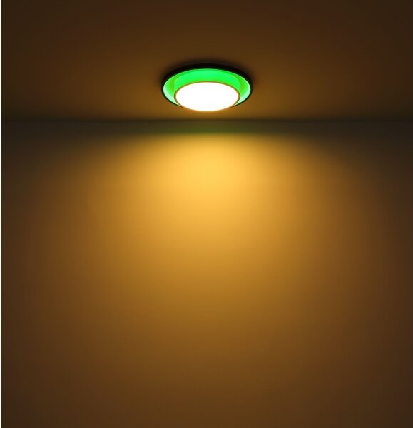 Globo 41390-21 - LED RGBW Димируем плафон MORGAN LED/21W/230V + д.у
