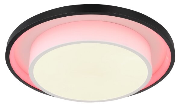 Globo 41390-21 - LED RGBW Димируем плафон MORGAN LED/21W/230V + д.у