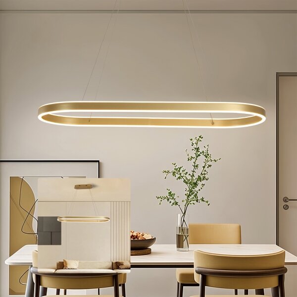 Brilagi - LED полилей на кабел PONDIE LED/44W/230V 80x30 cm златист