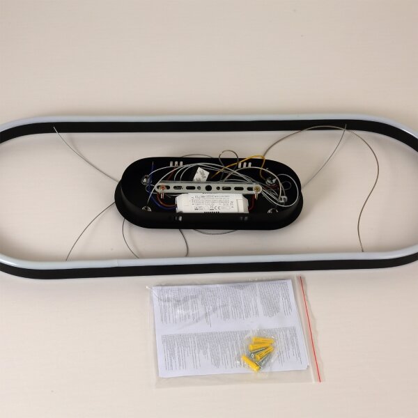 Brilagi - LED полилей на кабел PONDIE LED/43W/230V 80x30 cm черен