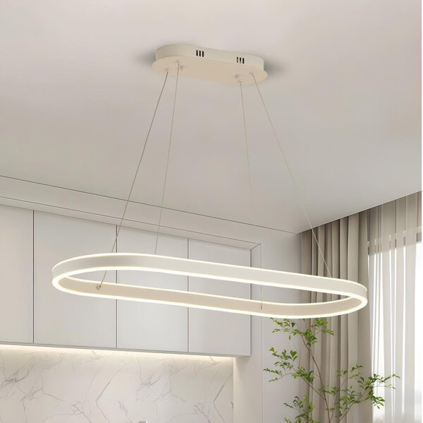 Brilagi - LED полилей на кабел PONDIE LED/45W/230V 80x30 cm бял