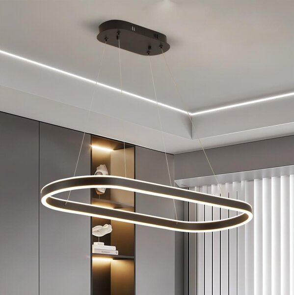 Brilagi - LED полилей на кабел PONDIE LED/43W/230V 80x30 cm черен